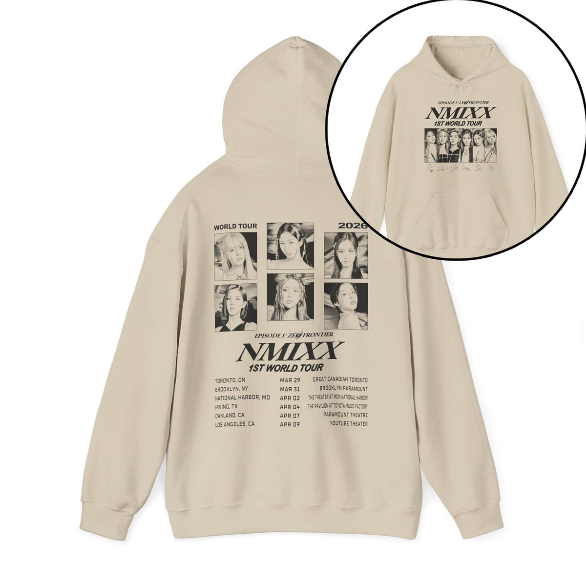 NM Episode 1: Zero Frontier World Tour 2026 Hoodie Top