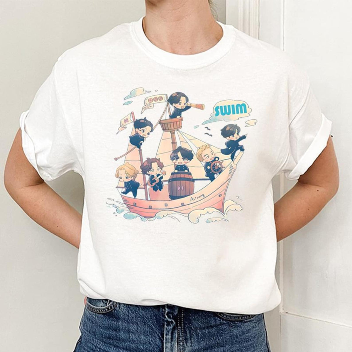 Bangtan Arirang Swim Aesthetic Tee