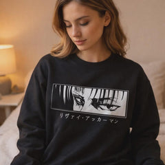 Levi Ackerman Graphic Anime Hoodie Top