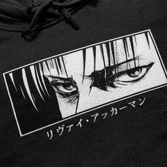 Levi Ackerman Graphic Anime Hoodie Top