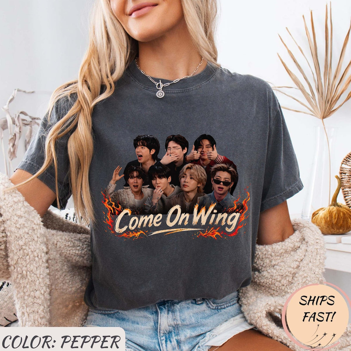 Come On Wing BTS T-Shirt Top