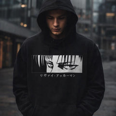 Levi Ackerman Graphic Anime Hoodie Top