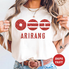 BANGTAN Arirang LOGO Printed Crewneck T-shirt