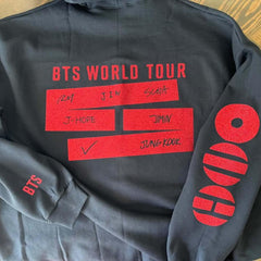 BANGTAN Arirang World Tour Zip Up Hoodie