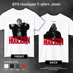 JK V SUGA RM Hooligan Graphic T-shirt