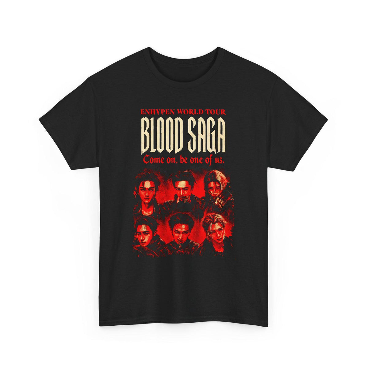 EN- Blood Saga Poster T-Shirt Top