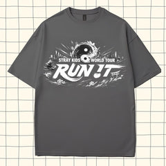 SKZ World Tour Run It T-Shirt Top
