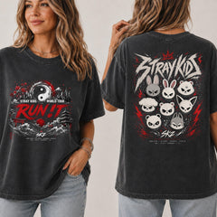 SKZ Run It World Tour Graphic Print Tee