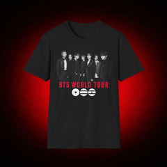 BANGTAN World Tour Graphic Crewneck T-Shirt Merch