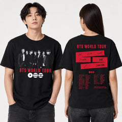 BANGTAN World Tour Graphic Crewneck T-Shirt Merch