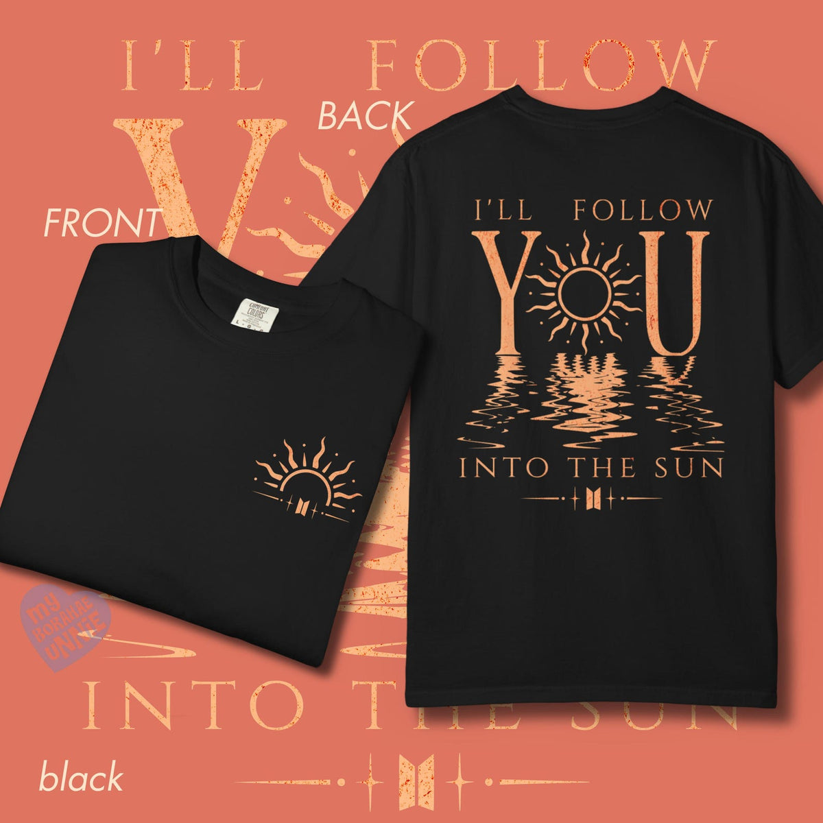 I'll Follow You Into The Sun Cotton T-shirt