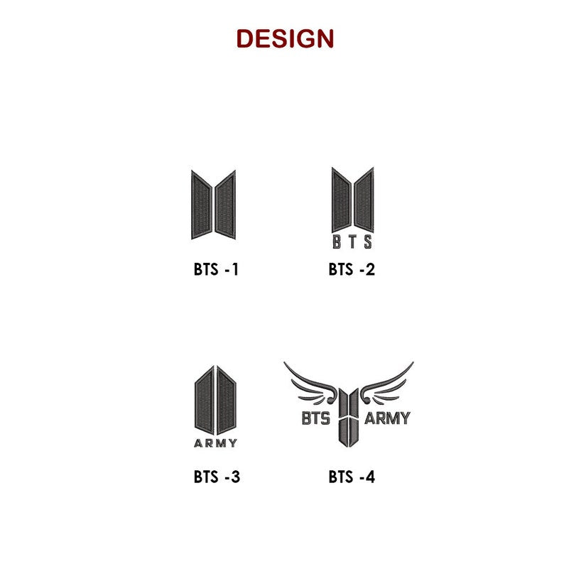 KPOP Army Logo Embroidered Baseball Cap