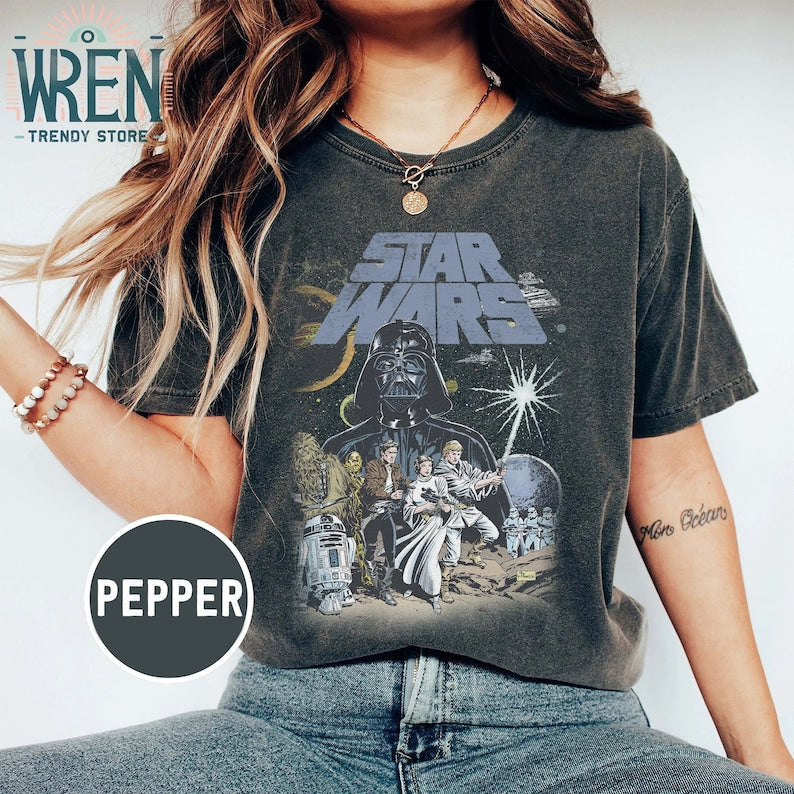Retro SW A New Hope Graphic T-Shirt