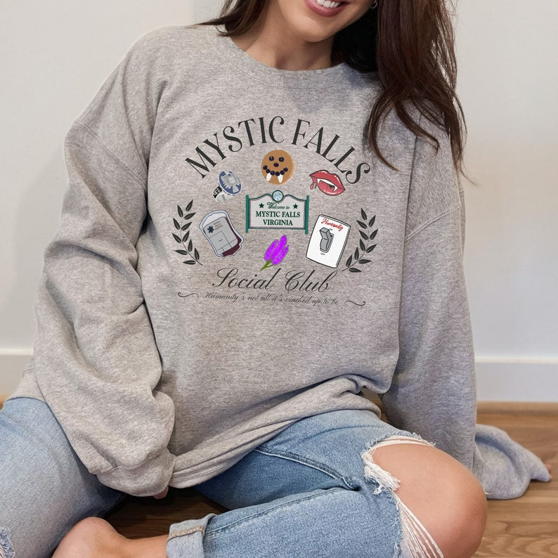 Mystic Falls Social Club Sweatshirt