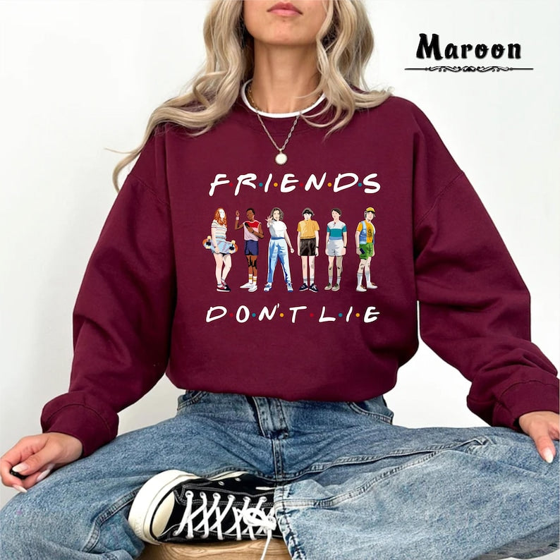Friends Don't Lie Crewneck Sweatshirt