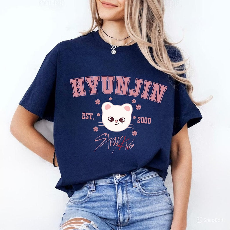 Cute Kpop Member Graphic Print Sweatshirt