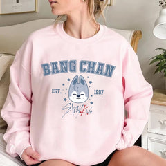Cute Kpop Member Graphic Print Sweatshirt
