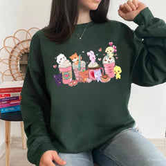 Cute Aniteez Kpop Crew Neck Sweatshirt