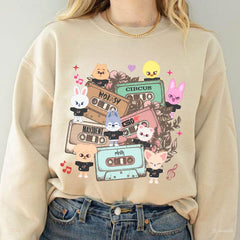 SKZ Characters Crew Neck Sweatshirt