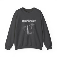 Retro 1D Graphic Crew Neck Sweatshirt