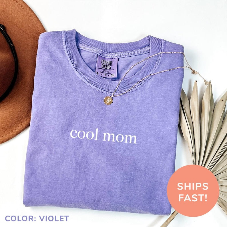 Cool Mom Appreciation Washed T-Shirt