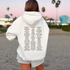 Women's 1D Tracklist Print Hoodie