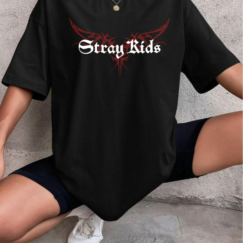 KPOP DominATE Letter T-shirt Hoodie