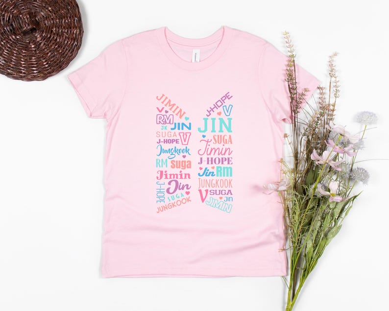 Bangtan Logo Printed Kpop T-Shirt
