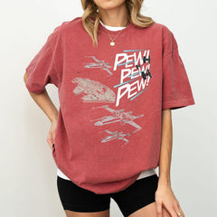 Vintage SW Battleship Pew Pew Pew Tee