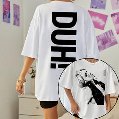 Retro KPOP Duh! Theo Soul Printed T-shirt