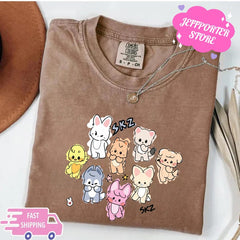 SKZ Graffiti Printed Crewneck T-Shirt