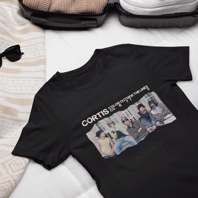 Color Outside the Lines Kpop Fan Tee