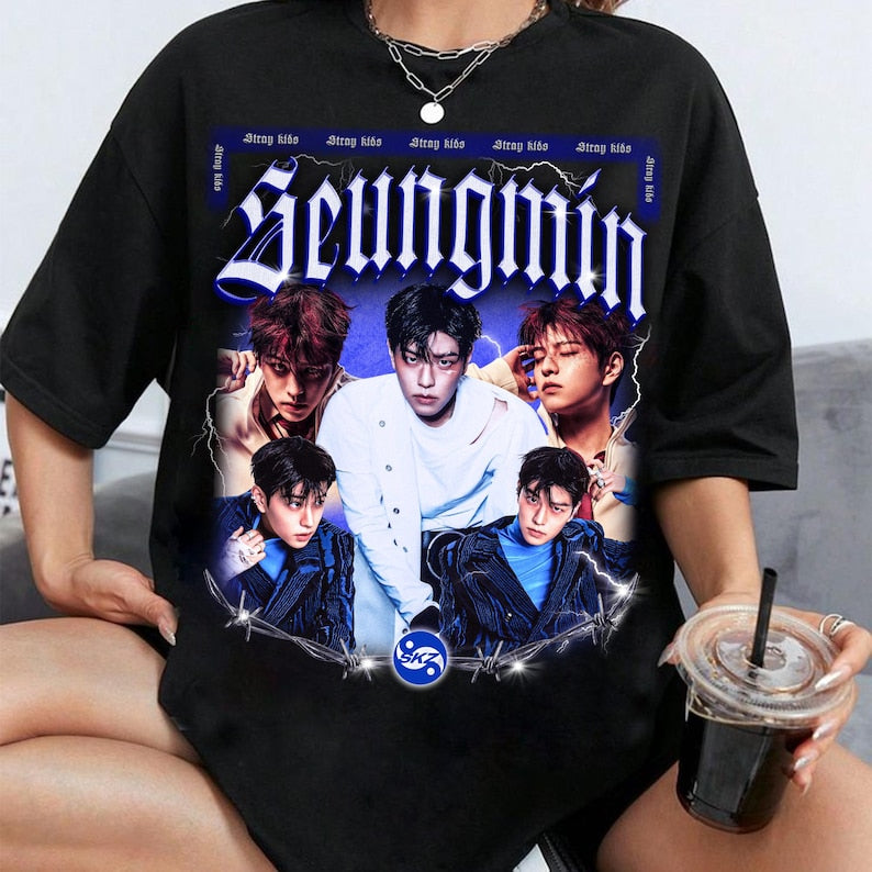 Retro Seungmin Karma T-Shirt