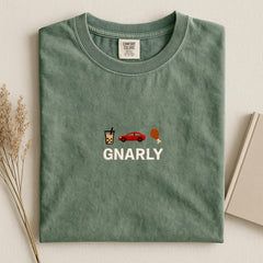 GNARLY Embroidery T-Shirt Top