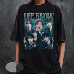 Vintage Lee Know Graphic Cotton Washed T-Shirt