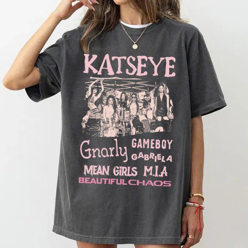 Katseye Beautiful Chaos Tracklist T-Shirt