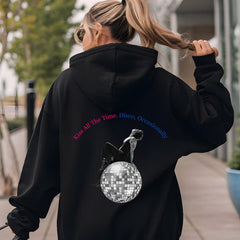 Kiss All The Time. Disco, Occasionally, Retro Pop Music Fan Hoodie