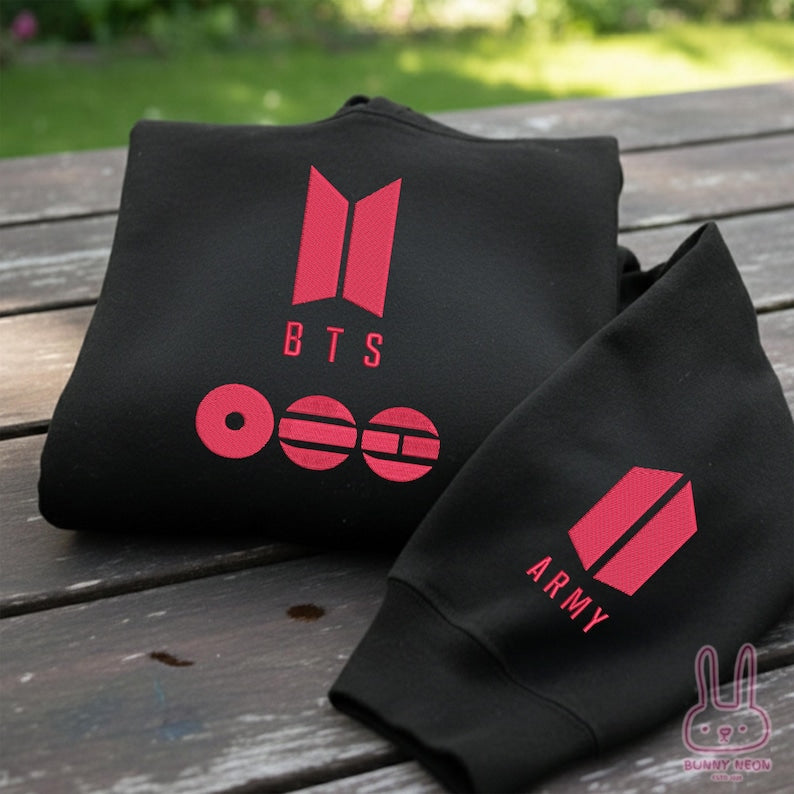 BTS World Tour 2026 Army Embroidered Hoodie