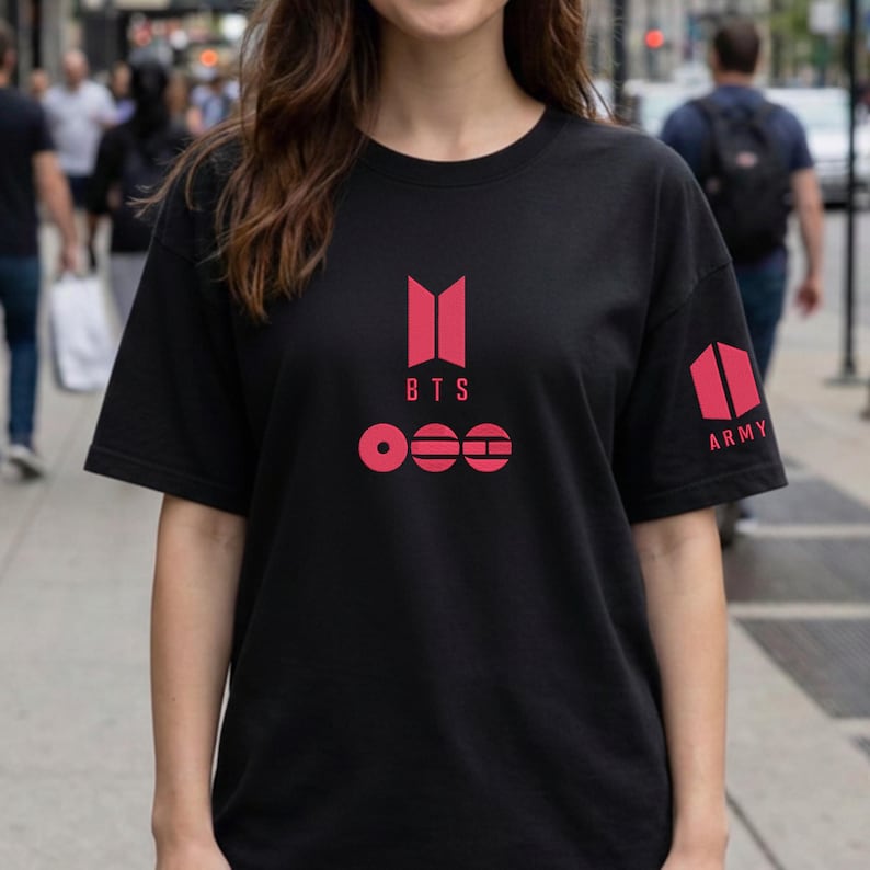 BTS World Tour 2026 Embroidered T-Shirt