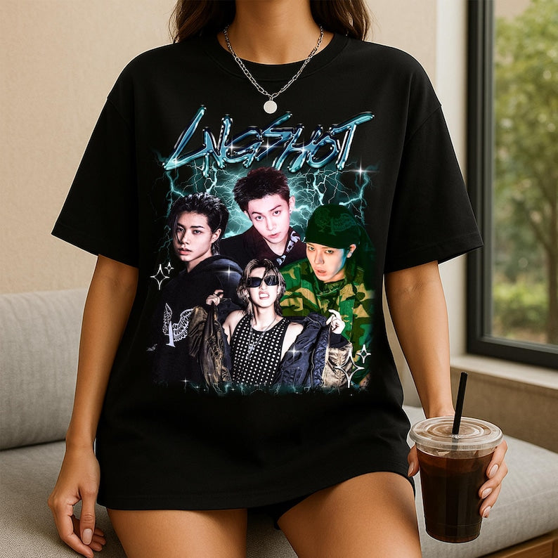 Retro 4shoboiz Printed Kpop T-shirt