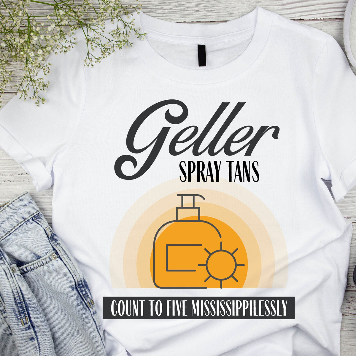 Friends Geller Spray Tans T-Shirt