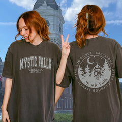 Mystic Falls TVD Graohic Printed T-Shirt