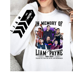 Liam Memorial Print Crewneck Sweatshirt