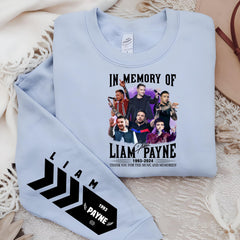 Liam Memorial Print Crewneck Sweatshirt