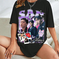 San Graphic Crewneck T-shirt Top
