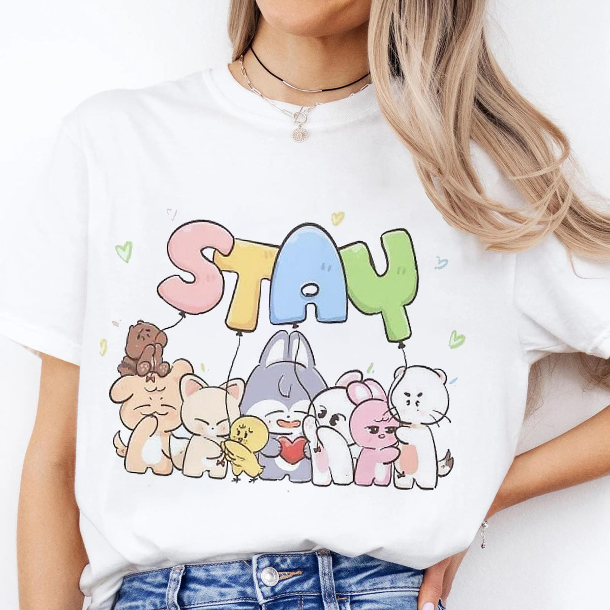 SKZ Chibi Style Crewneck T-Shirt