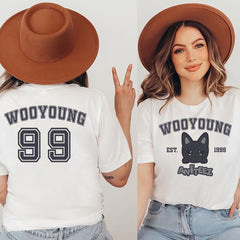 Cute Aniteez Print Crewneck T-Shirt Top