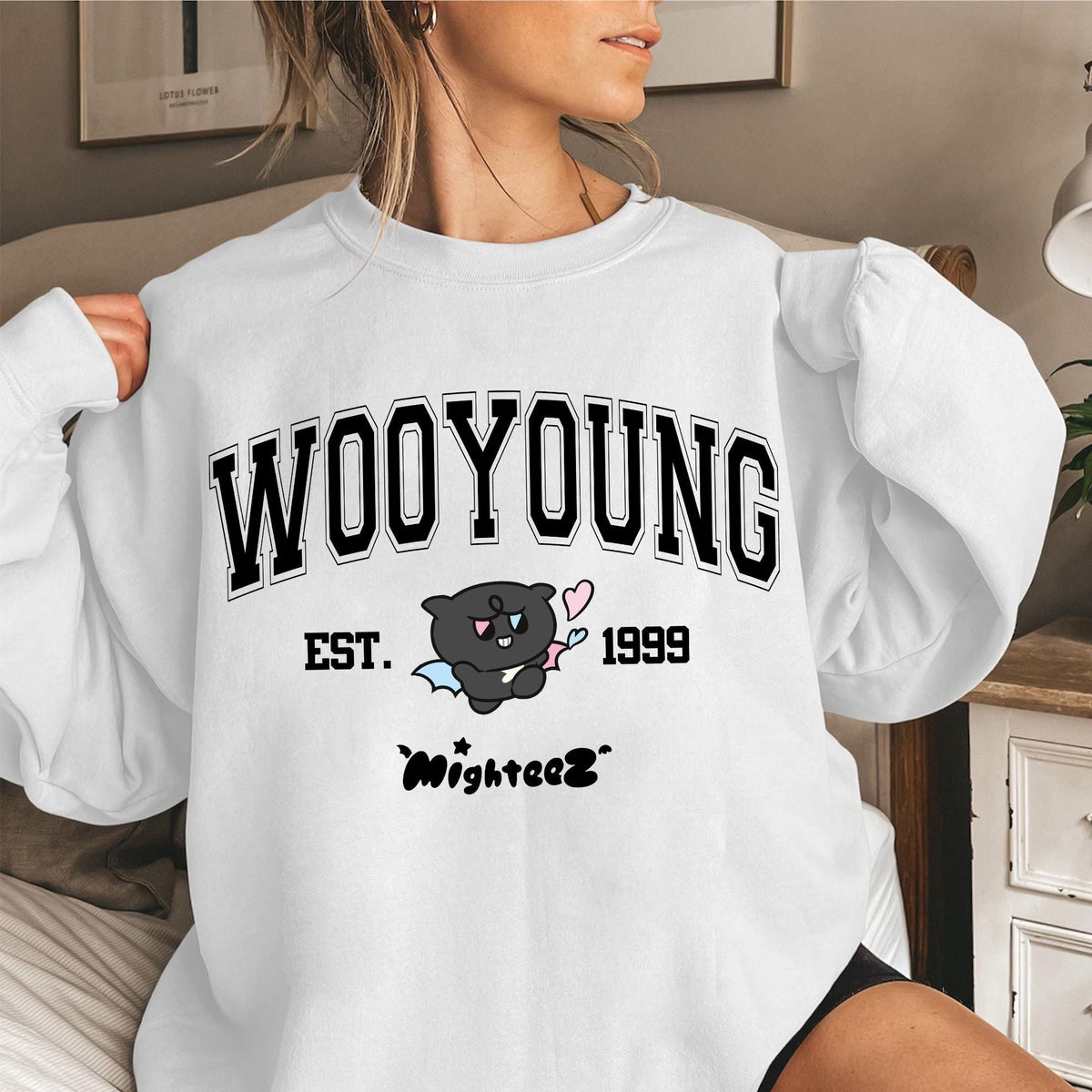 Mighteez Print Crewneck Sweatshirt