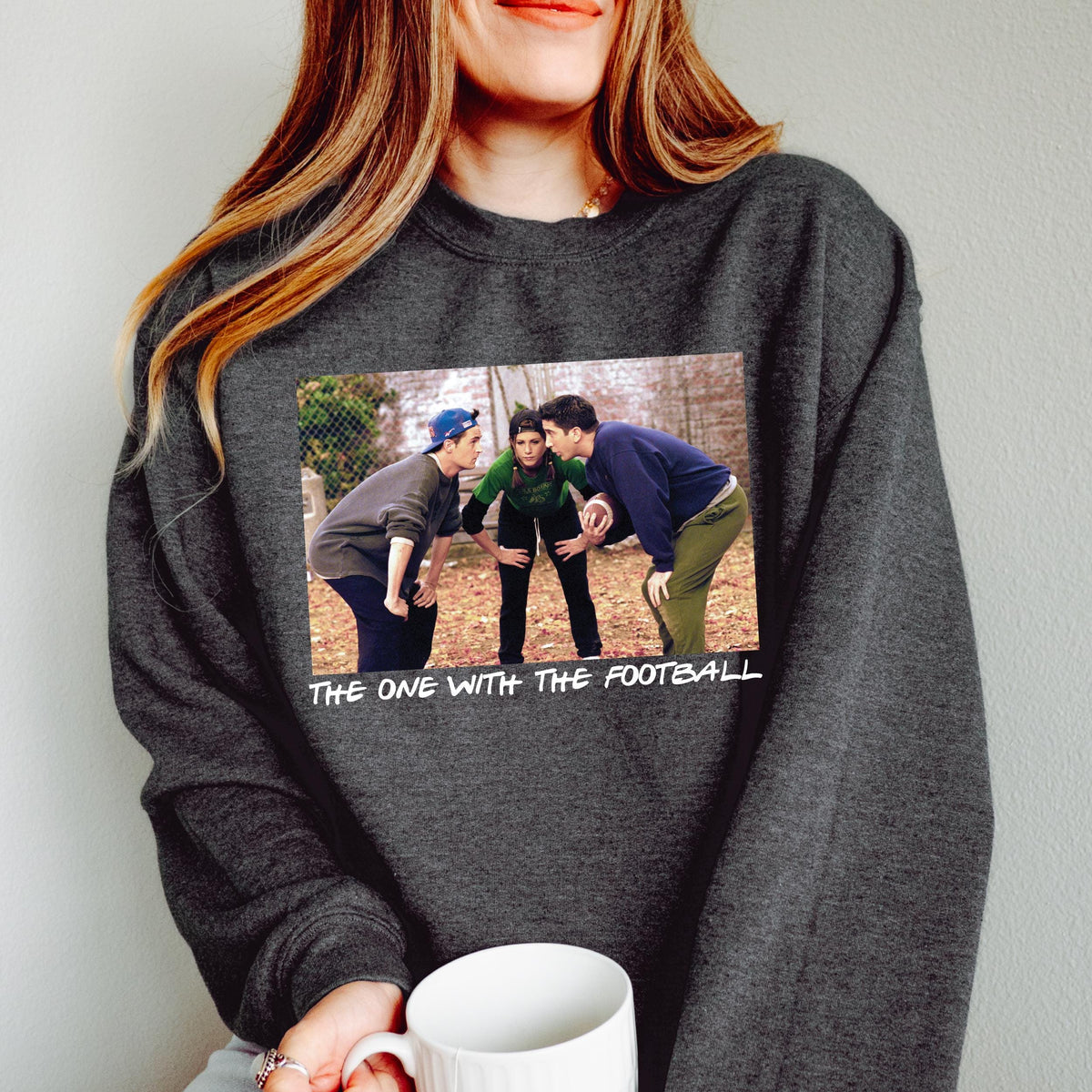 The One With The Football Friends Graphic Sweatshirt