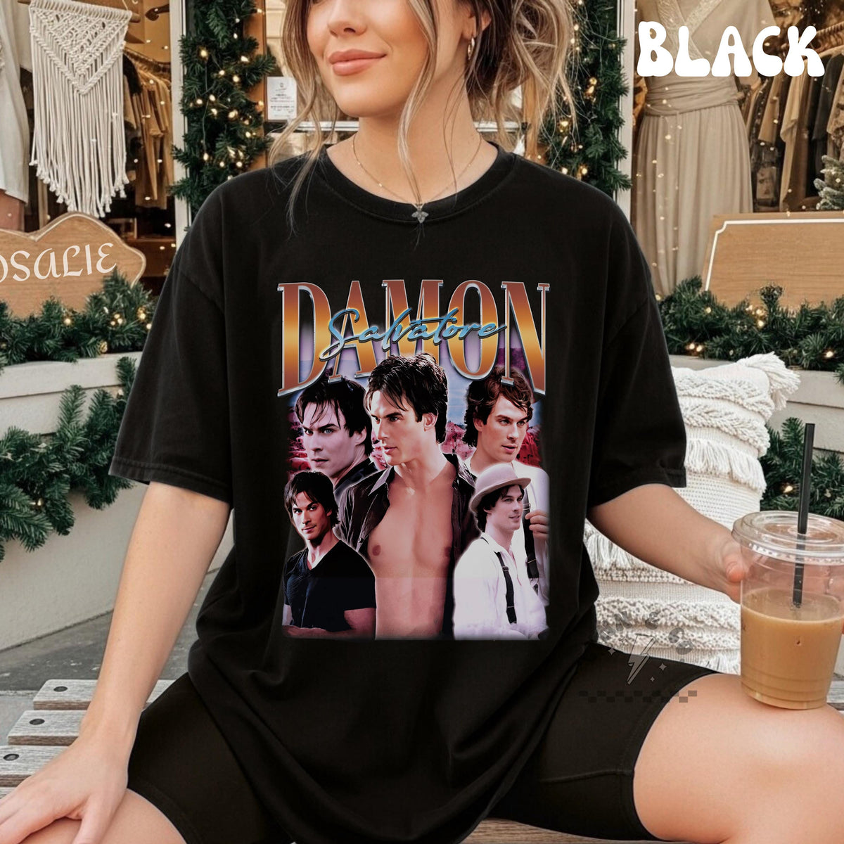 Damon Salvatore Inspired Graphic Tee